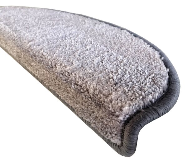 Vopi Nášľapy na schody Apollo Soft šedý polkruh - 24x65 polkruh (rozmer vrátane ohybu)