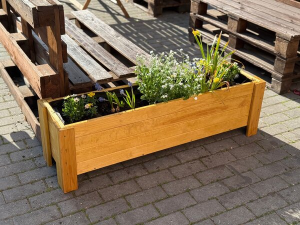 ATMOWOOD Drevený truhlík 120 cm - borovica