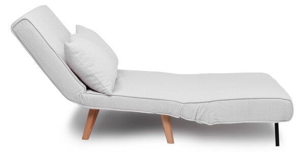 Hanah Home Dvojmiestna rozkladacia pohovka Seater Folde biela