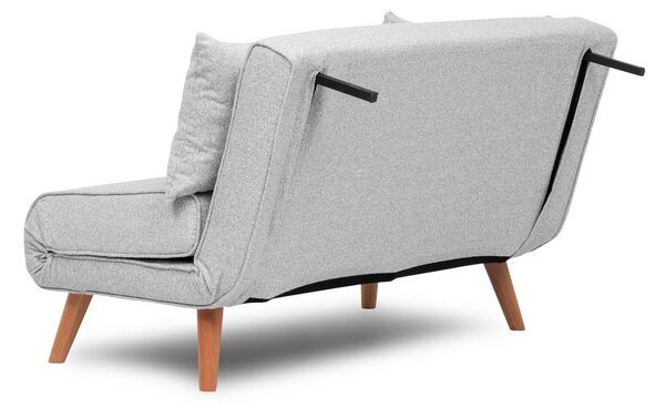 Hanah Home Dvojmiestna rozkladacia pohovka Seater Folde šedá II
