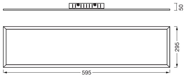 Osram - LED panel prisadený PLANON LED/22W/230V 3000K 30x60 cm biela