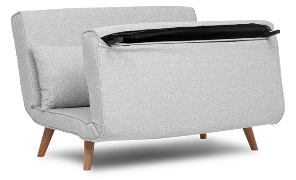 Hanah Home Dvojmiestna rozkladacia pohovka Seater Folde šedá II