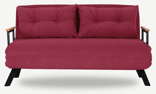 Hanah Home Dvojmiestna rozkladacia pohovka Seater Sando bordová