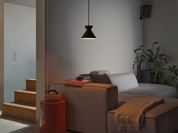 Osram - Závesný luster na lanku DECOR WAIST 1xE27/40W/230V čierna