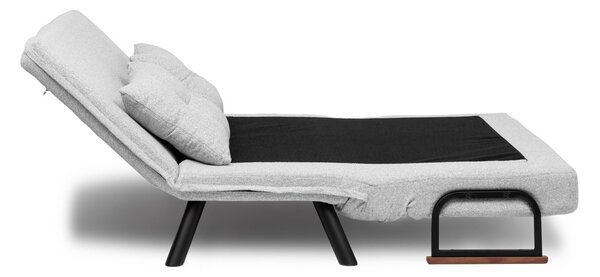 Hanah Home Dvojmiestna rozkladacia pohovka Seater Sando sivá II