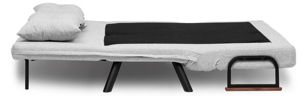 Hanah Home Dvojmiestna rozkladacia pohovka Seater Sando sivá II