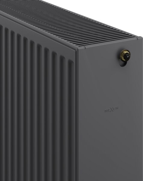 Mexen CC33 doskový radiátor 600 x 1000 mm, spodné stredové pripojenie, 2335 W, antracit - W6C33-060-100-66