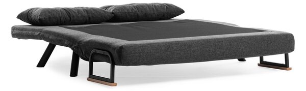 Hanah Home Dvojmiestna rozkladacia pohovka Seater Sando tmavosivá