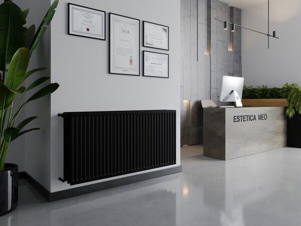 Mexen CH30 Hygienický doskový radiátor 500 x 600 mm, bočné pripojenie, 778 W, čierny - W430H-050-060-70