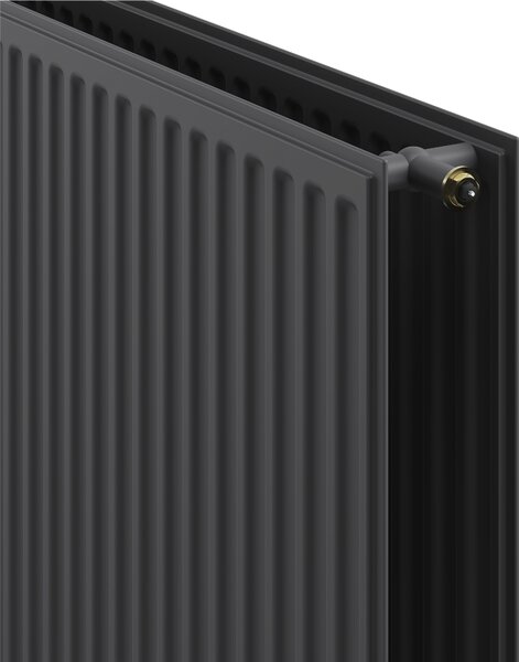 Mexen CVH20 Hygienický doskový radiátor 600 x 2000 mm, spodné pripojenie, 2198 W, antracit - W620H-060-200-66