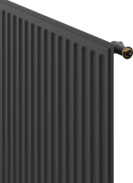 Mexen CVH10 Hygienický doskový radiátor 500 x 1000 mm, spodné pripojenie, 530 W, antracit - W610H-050-100-66