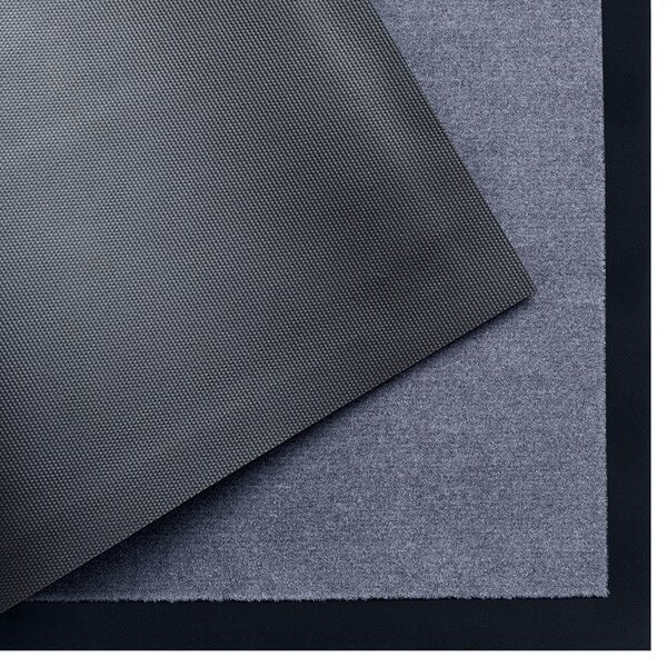 Mujkoberec Original Protišmyková rohožka Home 104502 Grey / Black – na von aj na doma - 45x75 cm