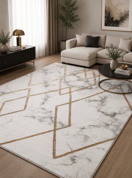 Koberec Diamond K4421G GOLD / GOLD