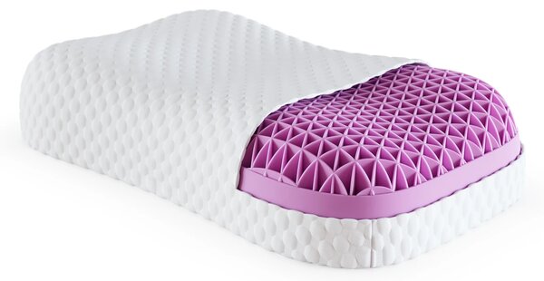 FDM Ergonomický vankúš Aura Plus 58x33 cm biely
