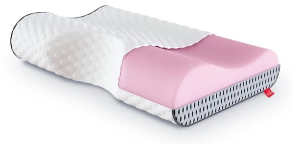 FDM Ergonomický vankúš COMO CONTOUR POINT SPACE 50x33 cm biely