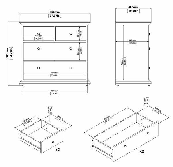 Falco Komoda Provence 716 biela
