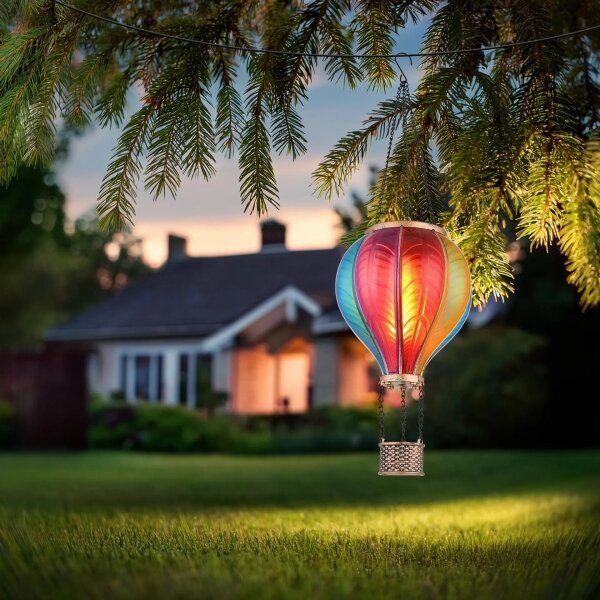Globo 36136B - LED Závesná solárna dekorácia 20xLED/0,5W/3V IP44 lietajúci balón