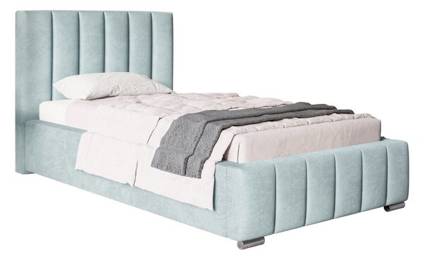 Čalúnená posteľ BED 1 90x200 modrá