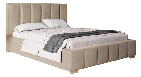 Čalúnená posteľ BED 1 120x200 béžová velvet