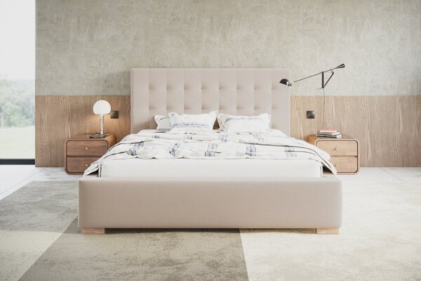 Čalúnená posteľ BED 2 120x200 béžová