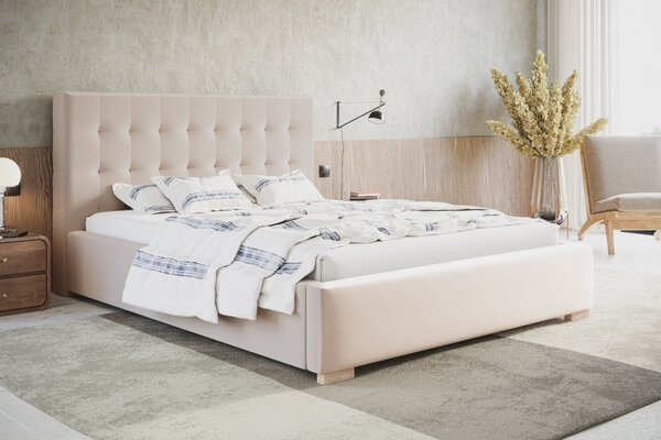 Čalúnená posteľ BED 2 120x200 béžová