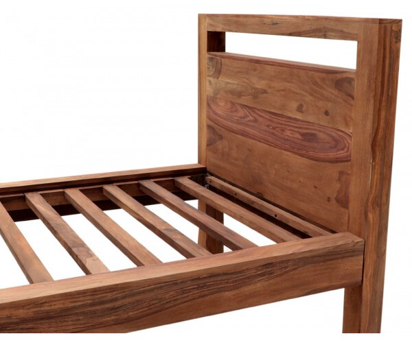 Posteľ Amba 90x200 z indického masívu palisander
