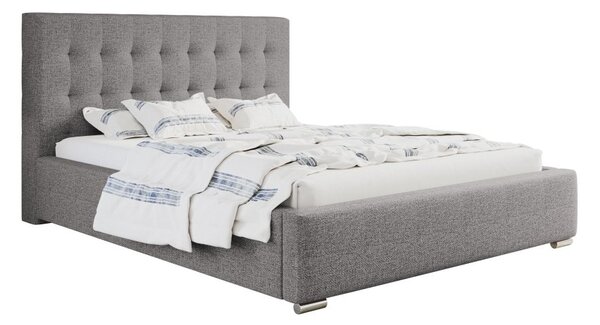 Čalúnená posteľ BED 2 120x200 sivá
