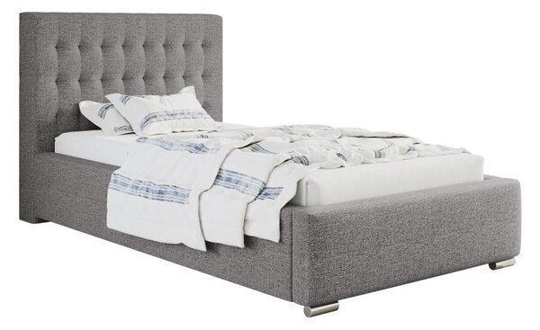 Čalúnená posteľ BED 2 90x200 sivá