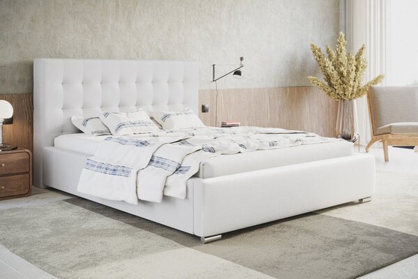 Čalúnená posteľ BED 2 120x200 biela