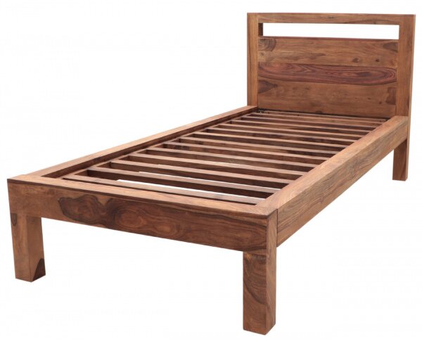 Posteľ Amba 90x200 z indického masívu palisander