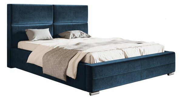 Čalúnená posteľ BED 3 120x200 modrá