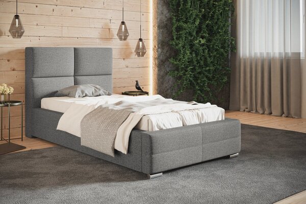 Čalúnená posteľ BED 3 90x200 Inari sivá