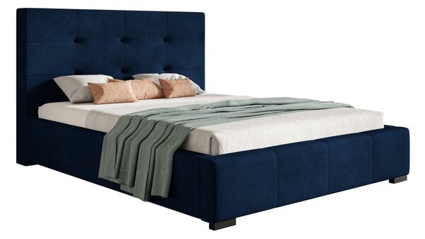 Čalúnená posteľ BED 5 120x200 modrá