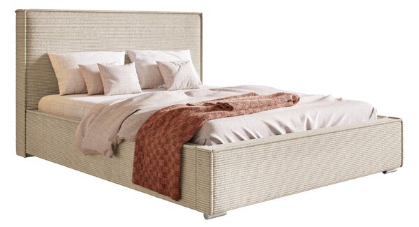 Čalúnená posteľ BED 8 120x200 svetlo béžová