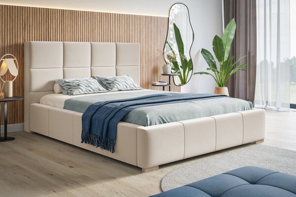 Čalúnená posteľ BED 7 120x200 béžová