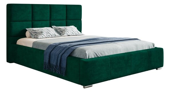 Čalúnená posteľ BED 7 120x200 zelená