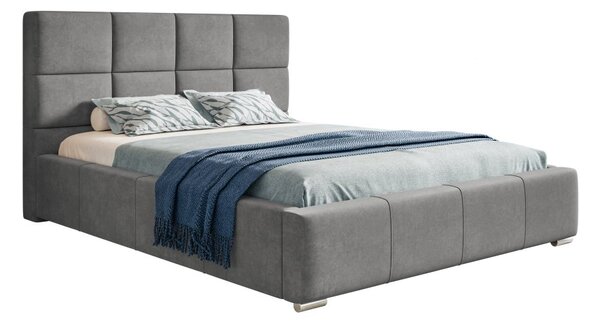 Čalúnená posteľ BED 7 120x200 sivá
