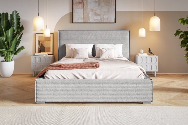 Čalúnená posteľ BED 8 120x200 sivá
