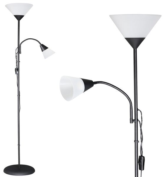 Stojacia lampa Alissa - čierna