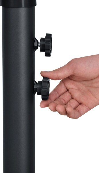 LED slnečník Brazília 300 cm - krémový
