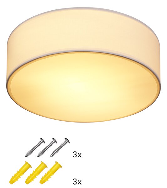 Stropná lampa Ø30cm - biela