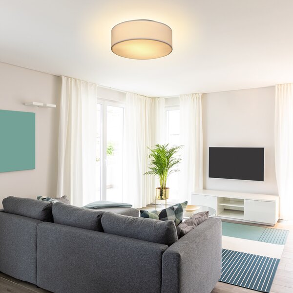 Stropná lampa Ø30cm - biela