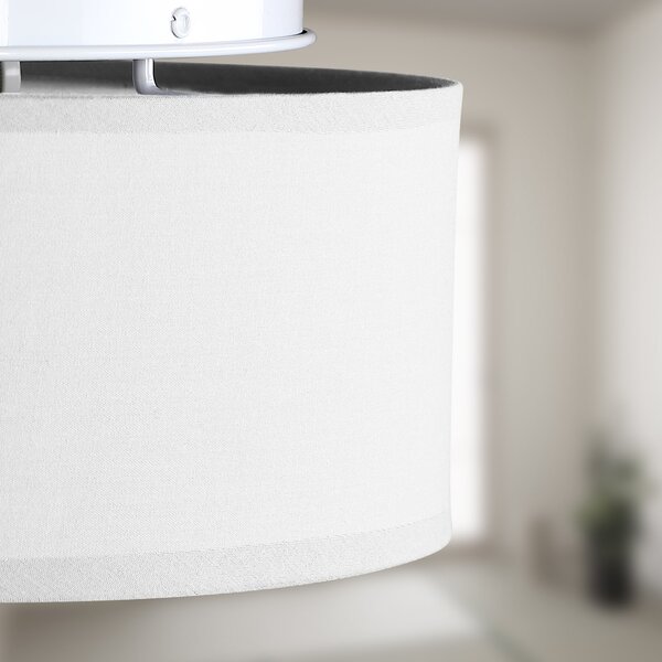 Stropná lampa Ø30cm - biela