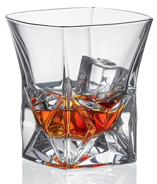 Bohemia Jihlava poháre na whisky Pyramida 280 ml 6KS
