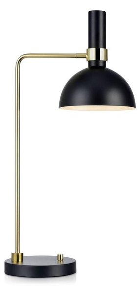 Markslöjd Markslöjd 106973 - Stmievateľná stolná lampa LARRY 1xE27/60W/230V čierna/zlatá ML0183 + záruka 3 roky zadarmo