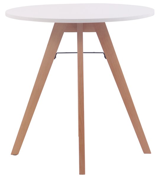 Jedálenský stôl okrúhly Viktor 75, nohy natura ~ v75 x Ø75 cm Farba Svetlo hnedá