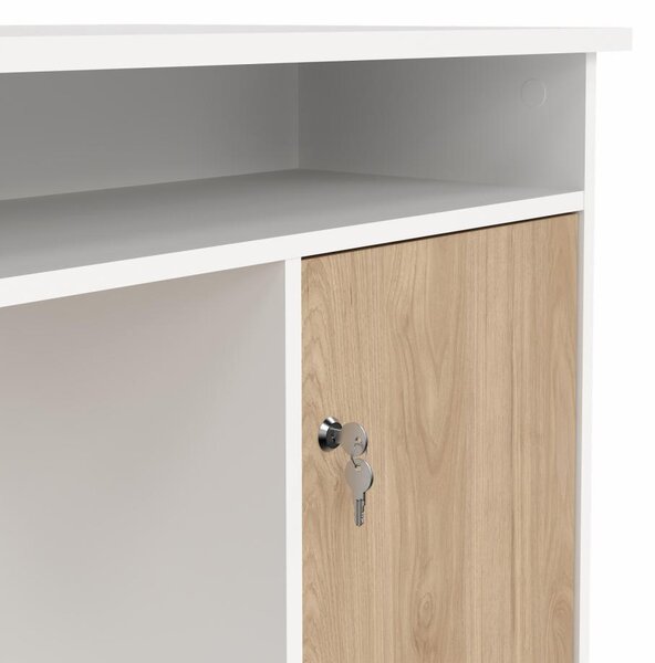 Falco Písací stôl Felix 491 biela/jackson hickory