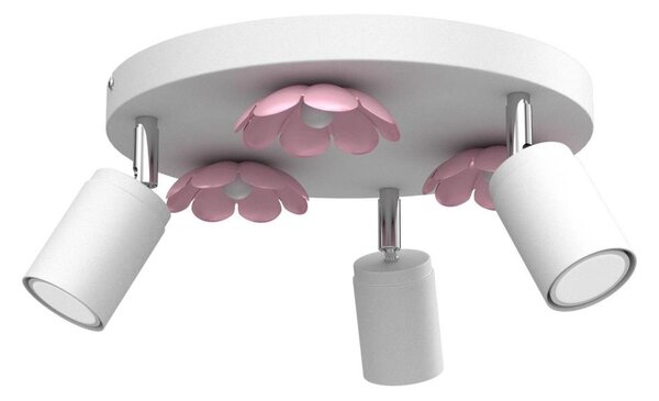 Bodové svietidlo FLOWER 3xGU10/8W/230V biela