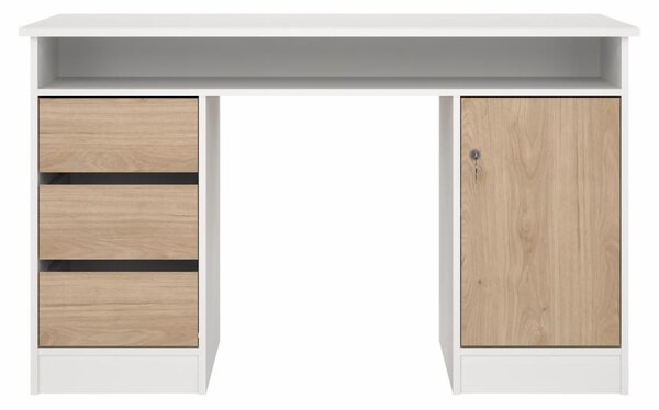 Falco Písací stôl Felix 491 biela/jackson hickory