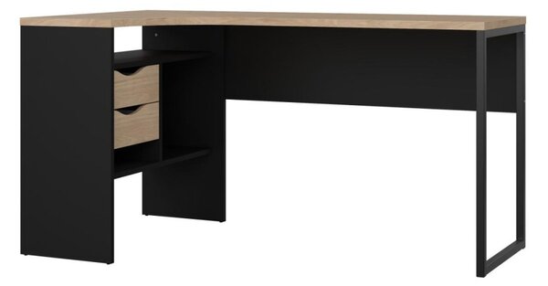 Falco Písací stôl Felix 118 čierny mat/jackson hickory